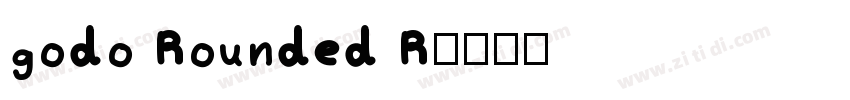 godo Rounded R字体转换